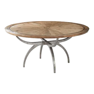 Modern Rustic Round Dining Table