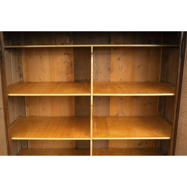 Early 19th Century Biedermeier Wardrobe in Oak For Sale - Image 11 of 18