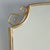 Vintage Mirror with Brass Frame, 1950s For Sale - Image 4 of 7