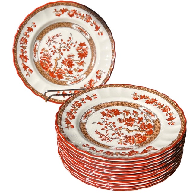 Spode "Indian Tree" Side Plates, 6.5" C. 1920s, Set/12 For Sale - Image 14 of 17
