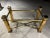 Italian Brass Console Table Base After Mastercraft For Sale - Image 9 of 12