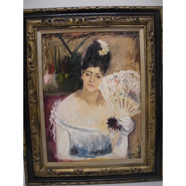 Grace your space with timeless elegance through this captivating reproduction of "At The Ball 1978 by Berte Morisot...
