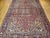 Red Vintage Persian Heriz Rug, Hand-Knotted Wool, Geometric Medallion Pattern, Red & Ivory, 10x13 For Sale - Image 8 of 16