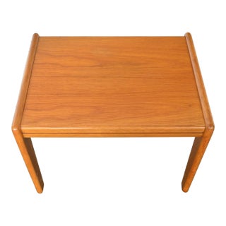 Mid 20th Century Swedish Modern Side Table in Teak For Sale