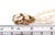 Metal Diamond & Gems 14k Gold Three Strand Freshwater Rice Pearls Necklace For Sale - Image 7 of 7