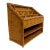 Vintage Bamboo and Rattan Letter Holder Desk Organizer For Sale
