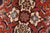 Red Mashad Rug 9’9” X 13’1” Red Wool Vintage Traditional Hand-Knotted Carpet For Sale - Image 8 of 15