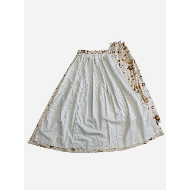 Custom Lee Jofa Floral Pinch Pleat Curtains - 2 Panels 76” For Sale - Image 10 of 12