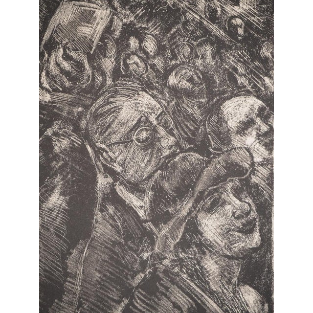 Modern Luc-Albert Moreau, At the Cinema, Original Lithograph For Sale - Image 3 of 5