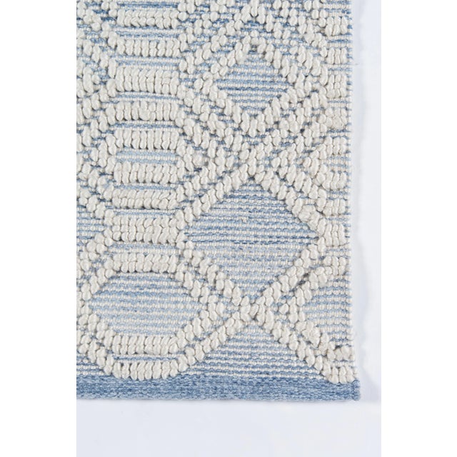 Contemporary Momeni Contemporary Indoor/Outdoor Hermosa Rug in Light Blue, 5' x 8' For Sale - Image 3 of 8