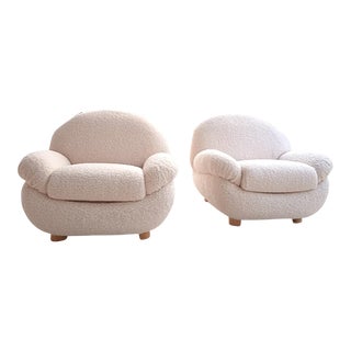 1970s Vintage Italian Pacha Lounge Chairs - a Pair For Sale