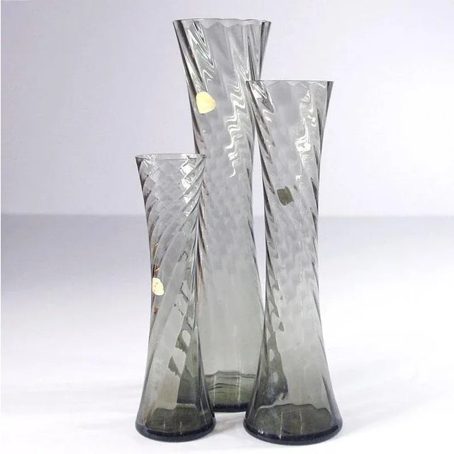 Vases by Alfred Taube, 1960s, Set of 3, in Very Good conditions. Designed 1960 to 1969 This piece has an attribution mark,...