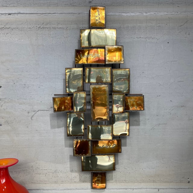 Add some architectural drama to your walls with this stunning 1970s Brutalist wall sculpture in the style of Mario Jason....