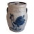 1986 Rowe Pottery Works Salt Glazed Stoneware Rooster Crock With Lid 11" For Sale