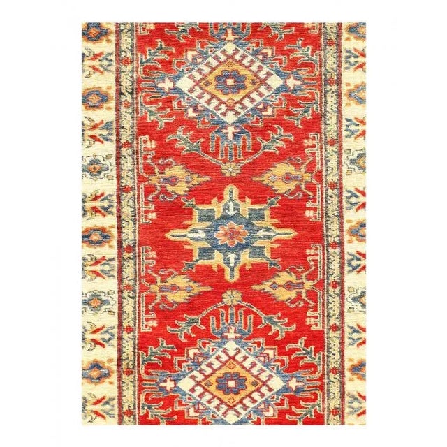 Kazak is a modern shape of old Caucasian rugs which strictly adheres to traditional design elements of the Caucasus. It...