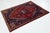 Persian 4 X 5 Blue and Red Designed Shiraz Vintage Persian Wool Rug For Sale - Image 3 of 10