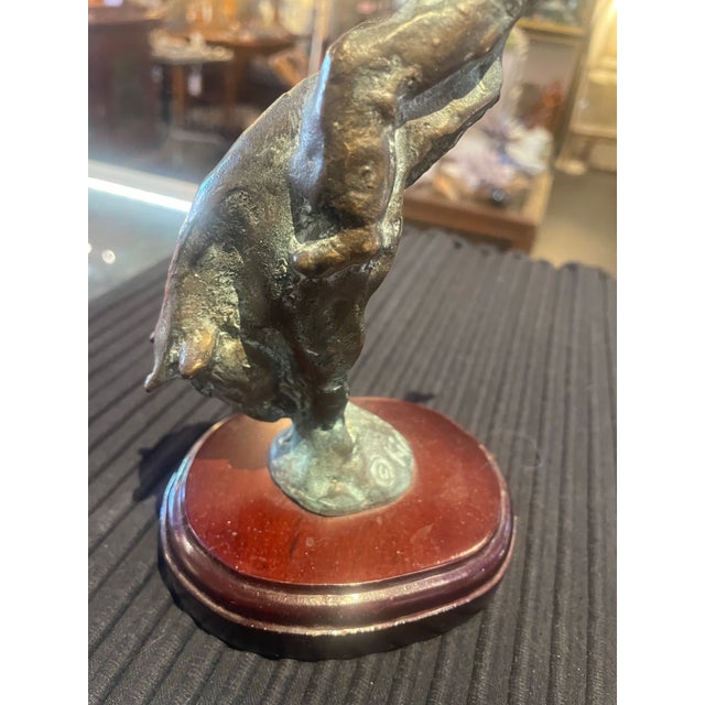 MCM Bull Rider Bronze by Kim Bernard (1942- ) For Sale - Image 4 of 9