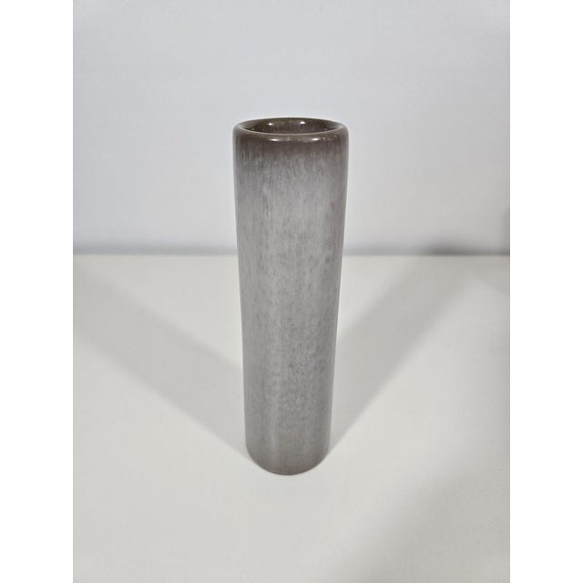 Ceramic Glazed Ceramic Scroll Vase by Jacques & Dani Ruelland, 1960s For Sale - Image 7 of 11