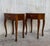 20th French Louis XV Style Walnut Bedside Tables - a Pair For Sale - Image 4 of 10