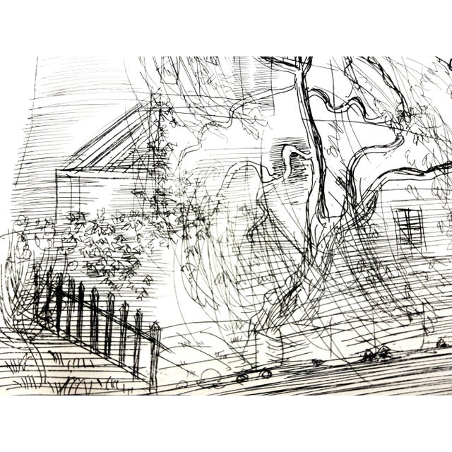 Raoul Dufy - French Campagne - Original Etching 1940 For Sale - Image 3 of 8