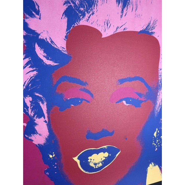 1980s 1986 Carnegie Museum of Art After Andy Warhol "Marilyn Monroe" Lithograph For Sale - Image 5 of 12