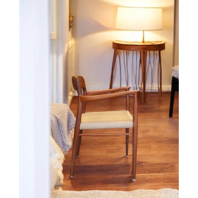 Model 56 Dining Chair in Teak and New Wicker Seat by Niels O. Møller, 1960s For Sale - Image 13 of 15