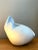 Vintage White Ceramic Sculptural Bowl For Sale - Image 4 of 12