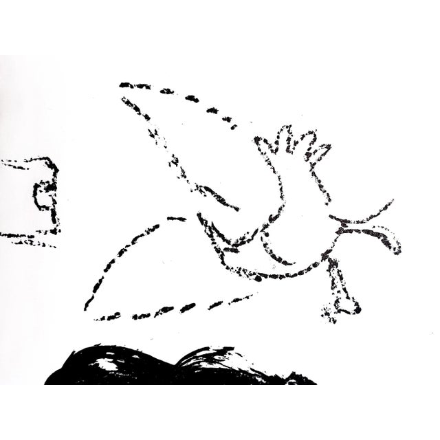 Marc chagall original lithograph 1963 dimensions: 32 x 24 cm reference: chagall lithographe 1957-1962. Volume ii. Unsigned...