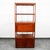Brown Mid Century Modern Room Divider Teak Freestanding Shelving Unit Cabinet MCM For Sale - Image 8 of 11