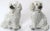 Nice Small Size Original Matched Pair of Antique English Staffordshire Pottery Dogs / Spaniels - Circa 1870s For Sale - Image 4 of 13