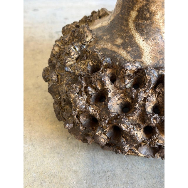 Mid 20th Century Mid-Century Modern Vulcano Ceramic Table Lamp For Sale - Image 4 of 10