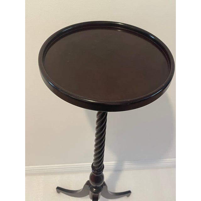Mid 20 Th C Bombay Plant Sculpture Stand Tripod For Sale In Miami - Image 6 of 7