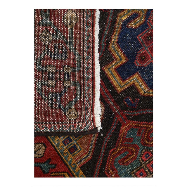 Traditional Pasargad DC Hand Knotted Antique Bakhtiari Rug For Sale - Image 3 of 4