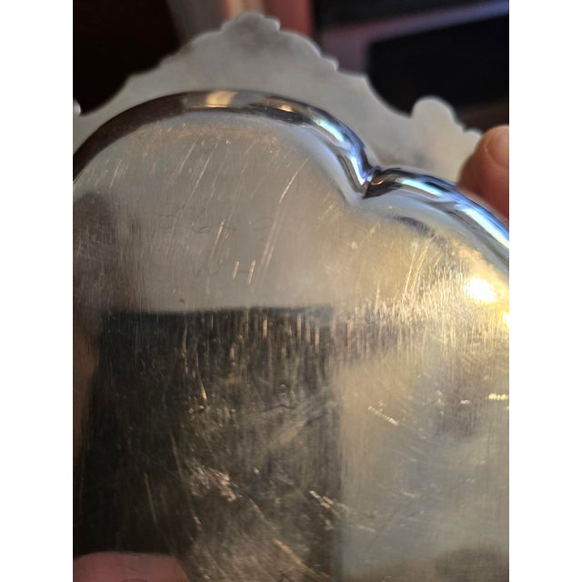 1920s Silver Serving Dish With Lid For Sale - Image 16 of 17