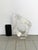 Stylish modern Revelation Crystal Cavern Sculpture. Clear sculptural body. Original Retail $486. Showroom Floor Sample.