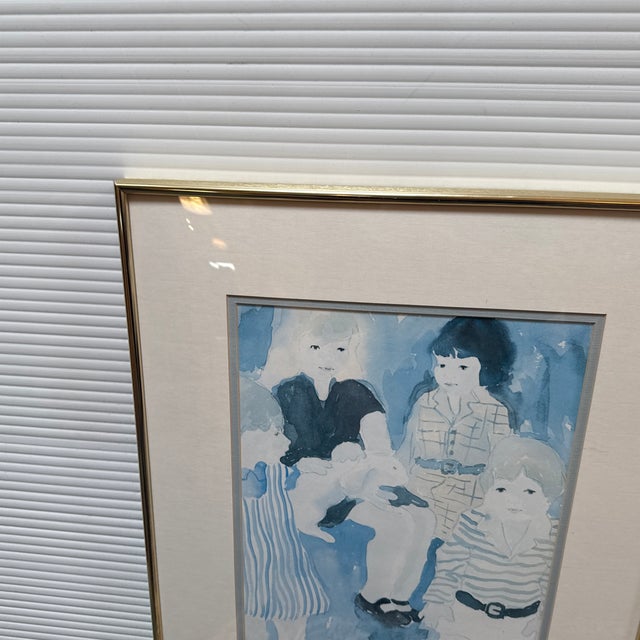 Jacqueline Rochester Watercolor Painting, Signed For Sale - Image 11 of 12