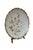 Rococo Antique Charles Ahrenfeldt Limoges France Gold Floral Plate W Brass Stand 8.5" For Sale - Image 3 of 11