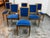 Design Plus Gallery presents a Set of Six Neoclassical Dining Chairs from Heritage. Each chair has a sculpted wood frame,...