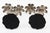 Vintage Coastal 1970's Godinger Silver Plate Palm Tree Candlesticks Pair Of For Sale - Image 10 of 11