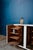 Wood Art Deco Retro Cabinet with Painted Wooden Shelves, 1940s For Sale - Image 7 of 18