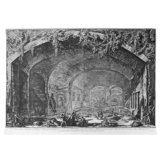 Giovanni Battista Piranesi, Veduta della Spelonca, detta il Bergantino, Etching, 1762 For Sale