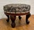 Mid 20th Century Queen Anne Footstool With Mahogany Turned Legs and Floral Upholstery For Sale - Image 4 of 9
