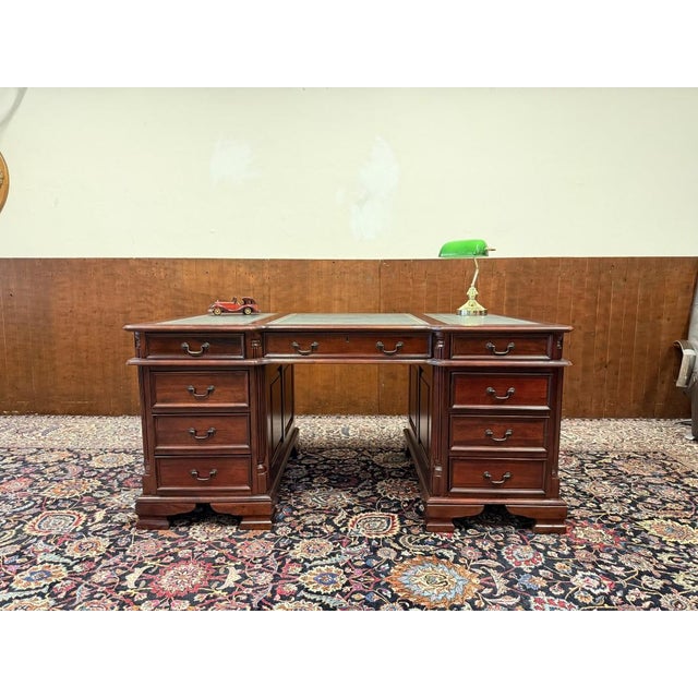 English Desk in Mahogany For Sale - Image 18 of 18