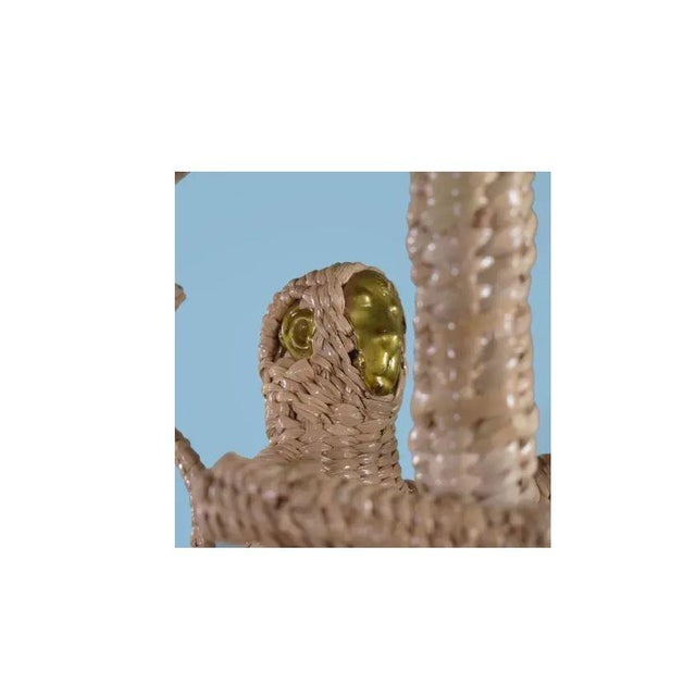 Mario Lopez Torres Reselling Mario Lopez Torres Single Monkey Chandelier For Sale - Image 4 of 7
