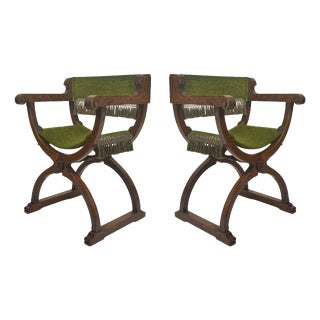 Spanish Armchairs, 1940s, Set of 2 For Sale