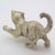 Metal Vintage Italian Handmade Genuine Silver Playful Cat Figurine Sculpture Miniature For Sale - Image 7 of 11