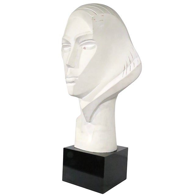 Mid-Century Modern Austin Products Inc. 1987 Bust by David Fisher For Sale - Image 3 of 14