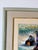 1990s Vintage Impressionist Figural Landscape Oil on Masonite Board - Framed For Sale - Image 5 of 11