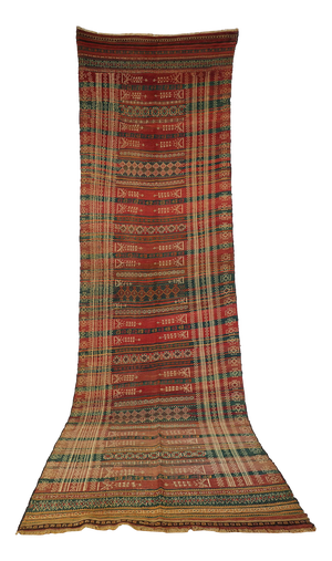 Vintage Tribal Nomadic Beluch Kilim Rug, Afghanistan, 1930s