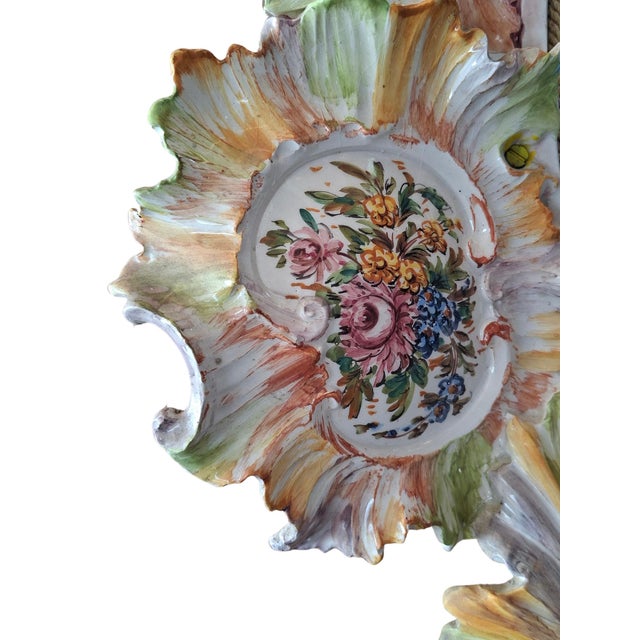 Art Mirror in Polychrome Ceramic by Maria Pegoraro for Riccardo Capuzzo Bassano, 1950 For Sale - Image 7 of 18